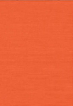 Orange, A4 linen karton, 5 ark.